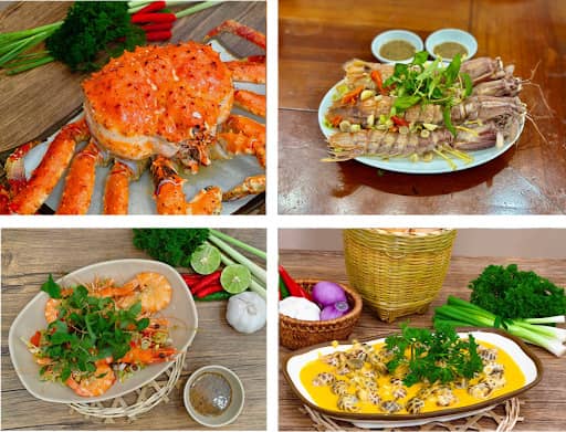 Các món ăn hải sản tươi ngon tại Sơn Trà